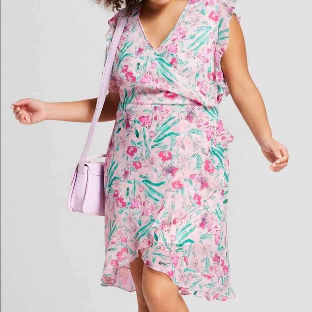 A New Day High Low Floral Dress